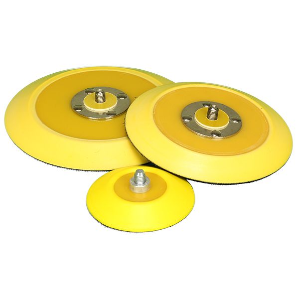 Stützteller mit Kletthaftung, Ø 50, 75, 123 und 148mm, Gewinde: 5/16"-24