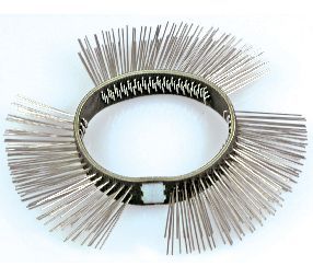 11mm Drahtbürste aus Edelstahl (weich/ 0,5mm) für Druckluft-Oberflächenschleifer